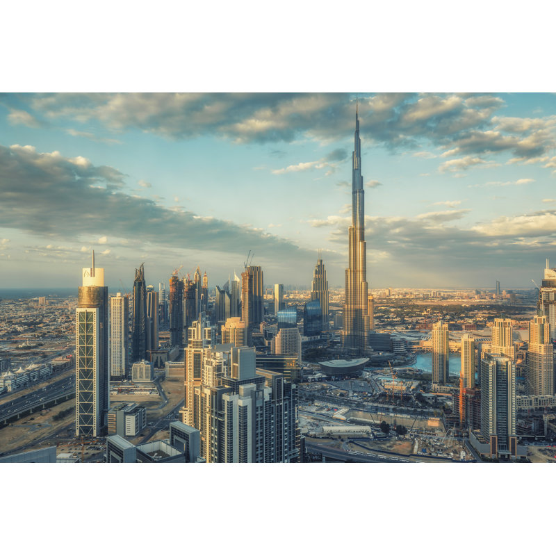 View Of Downtown Dubai by Britus - Wrapped Canvas Print, 30cm H x 46cm W