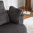 41"W Crescent Upholstered Velvet Swivel Accent Chair-1973100016