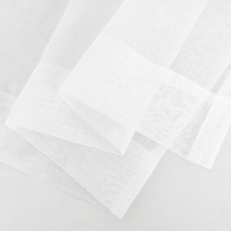 Cantonnière de cuisine plissée blanche Wandalyn