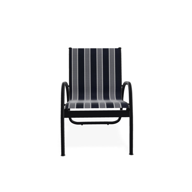 Fauteuil de patio Gardenella, Noir texturé, Nuit