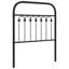 Vidaxl Metal Replace Headboard Black 180 Cm-101181636-101181639