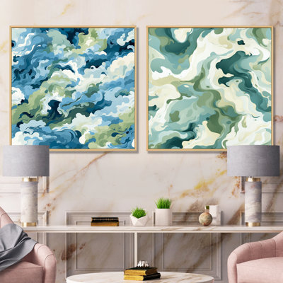 Cristaly - Abstract Wall Decor Set Of 2