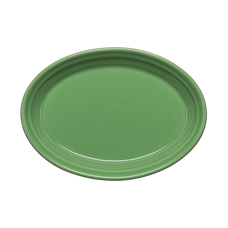 Plat de service ovale Fiesta Serveware, Prairie, H 1,25 po x l 6,88 po x L 9,63 po