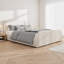 Lit simple / grand / simple tapissier de luxe avec tête de lit haute et rembourrage doux-1106830002