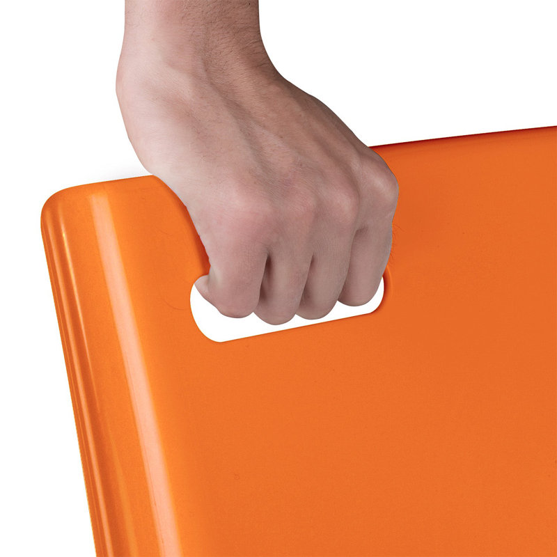 Chaise empilable Grosfillex Metro, Orange