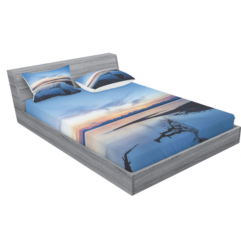 Microfiber Sheet Set, Full Sheet Set with Fitted Sheet