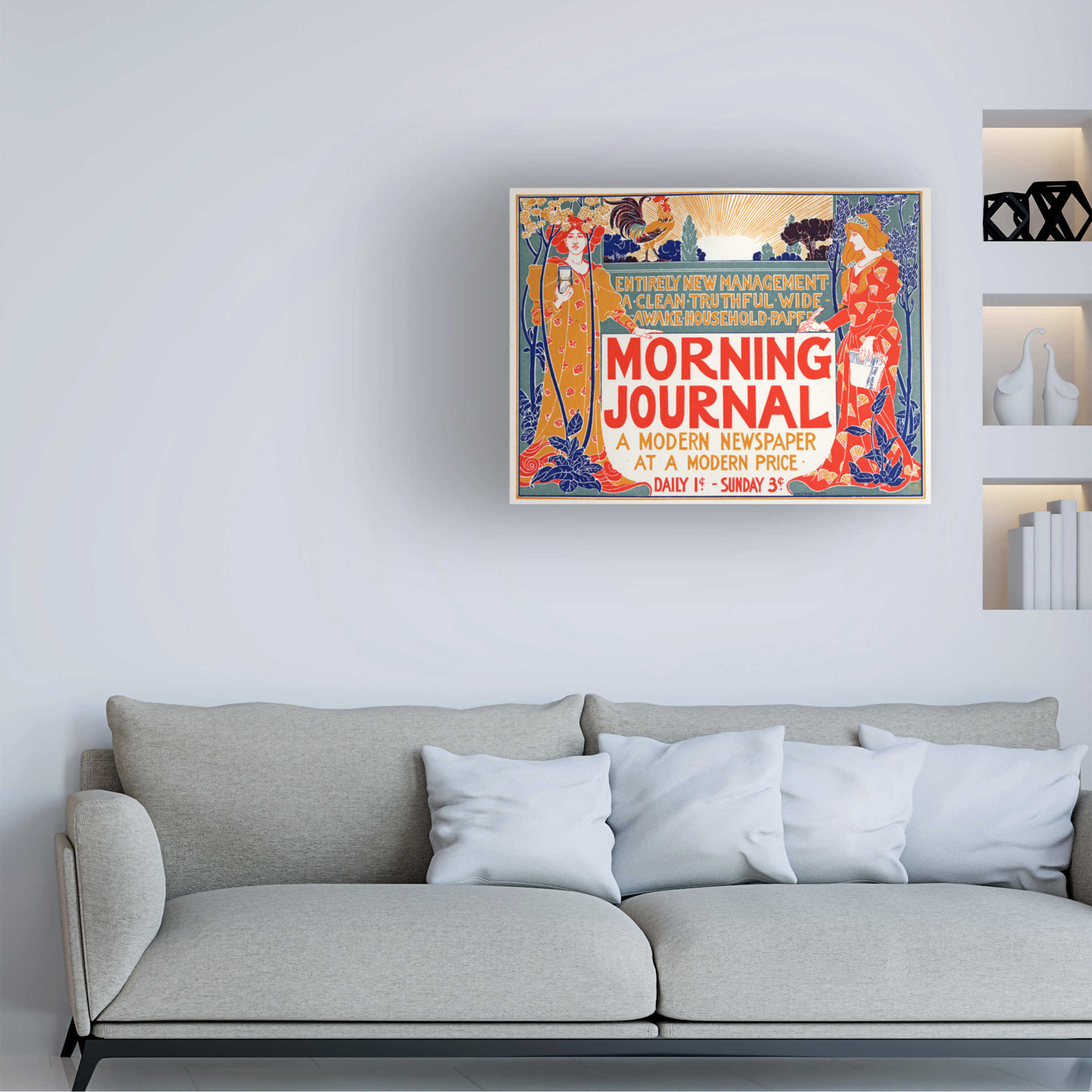 Charlton Home® Louis John Rhead Literature. Morning Journal, Newspaper ...