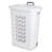 Sterilite Ultra Wheeled Laundry Hamper with Lid, Handle and Wheels for Easy Rolling of Clothes