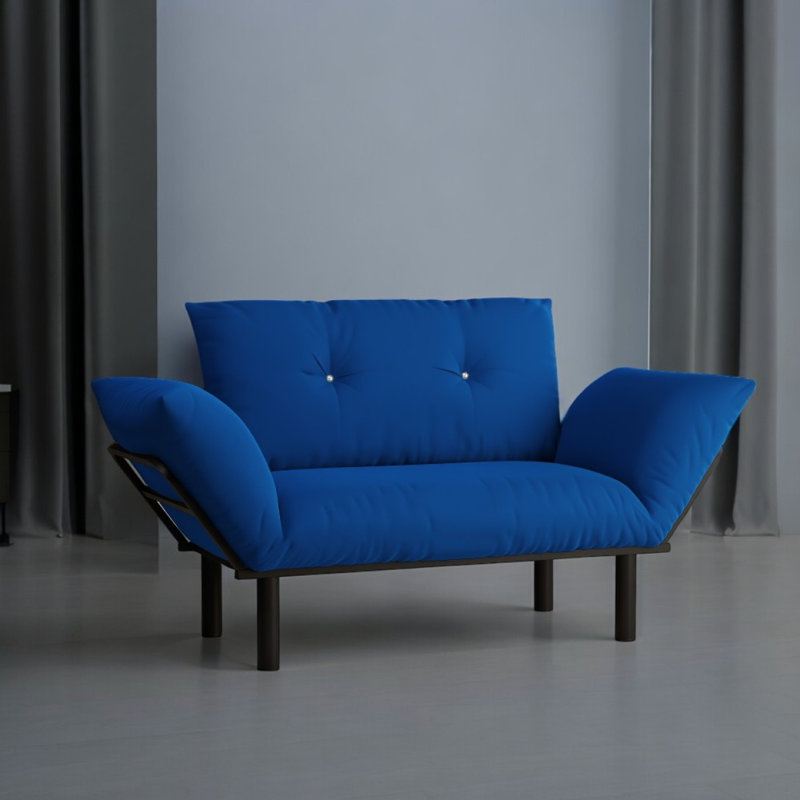 Causeuse moderne Ada, Bleu