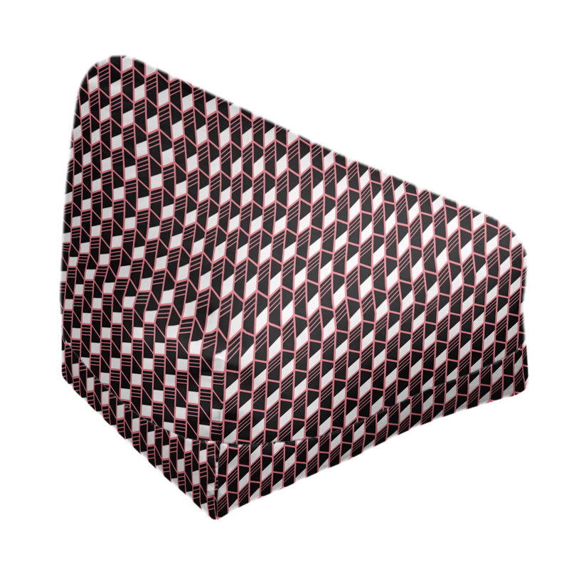 Petite chaise à sacs à billes & Leffel, Pas de bourre, Corail, H 120 po x l 2 po x P 60 po