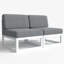 Ensemble de 2 chaises modulaires d'extérieur Layinsun-117530045-117530048
