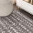 Ziri Moroccan Geometric Gray/Cream Rug-398792755