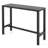 Table de bar d'extérieur 48 pouces avec plateau imperméable et structure en métal robuste