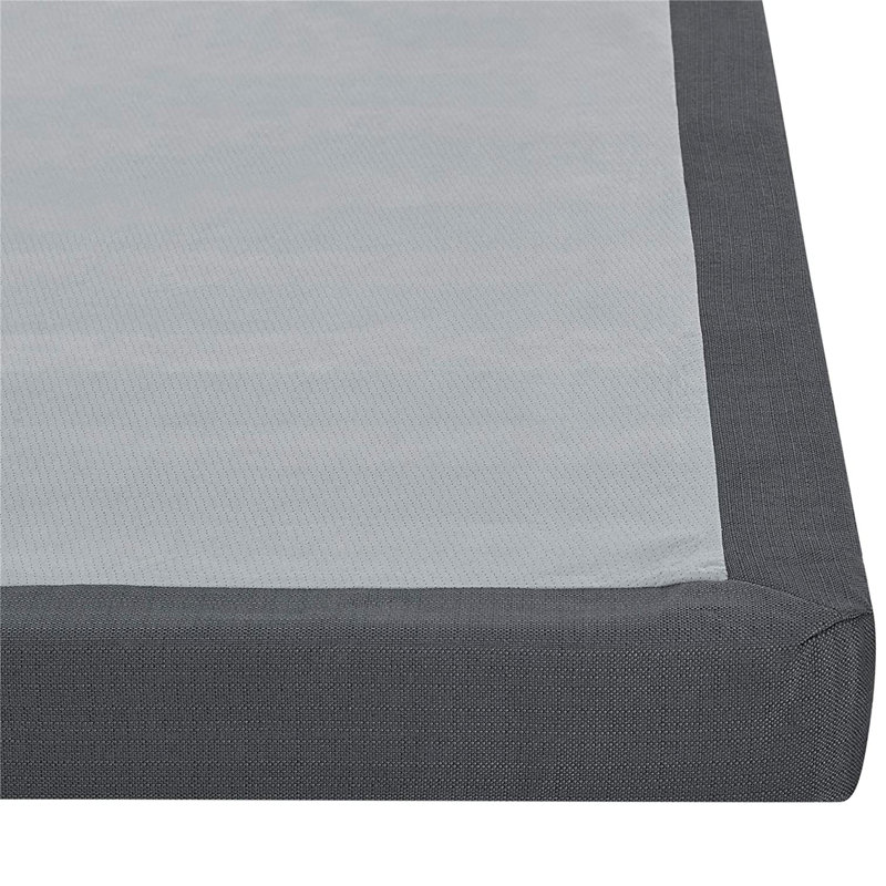 Twin 4-Inch Low Profile Wooden Mattress Foundation