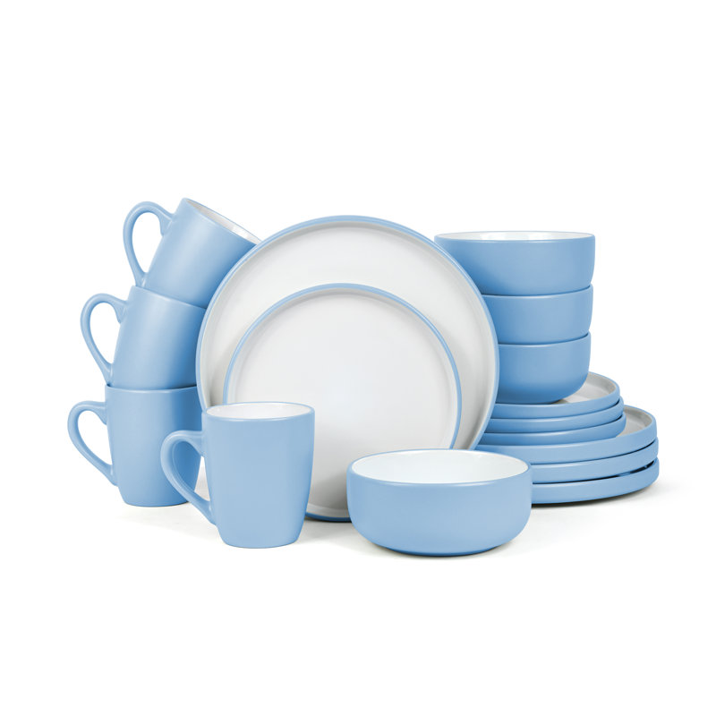 16pc Pastel 2tone, Blue
