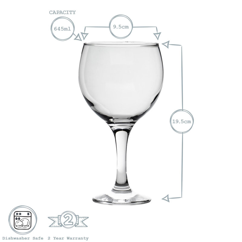 645ml Glass, 12