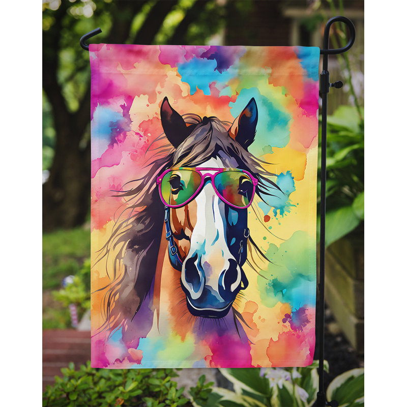 Drapeau de jardin hippie