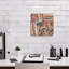  «Furrow 2» par Cheryl Warrick, art mural sur toile, 12 po x 12 po-252938133