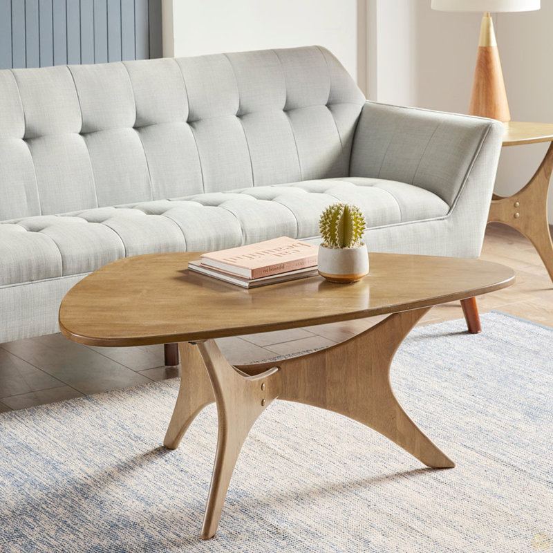 Triangle Wood Coffee Table