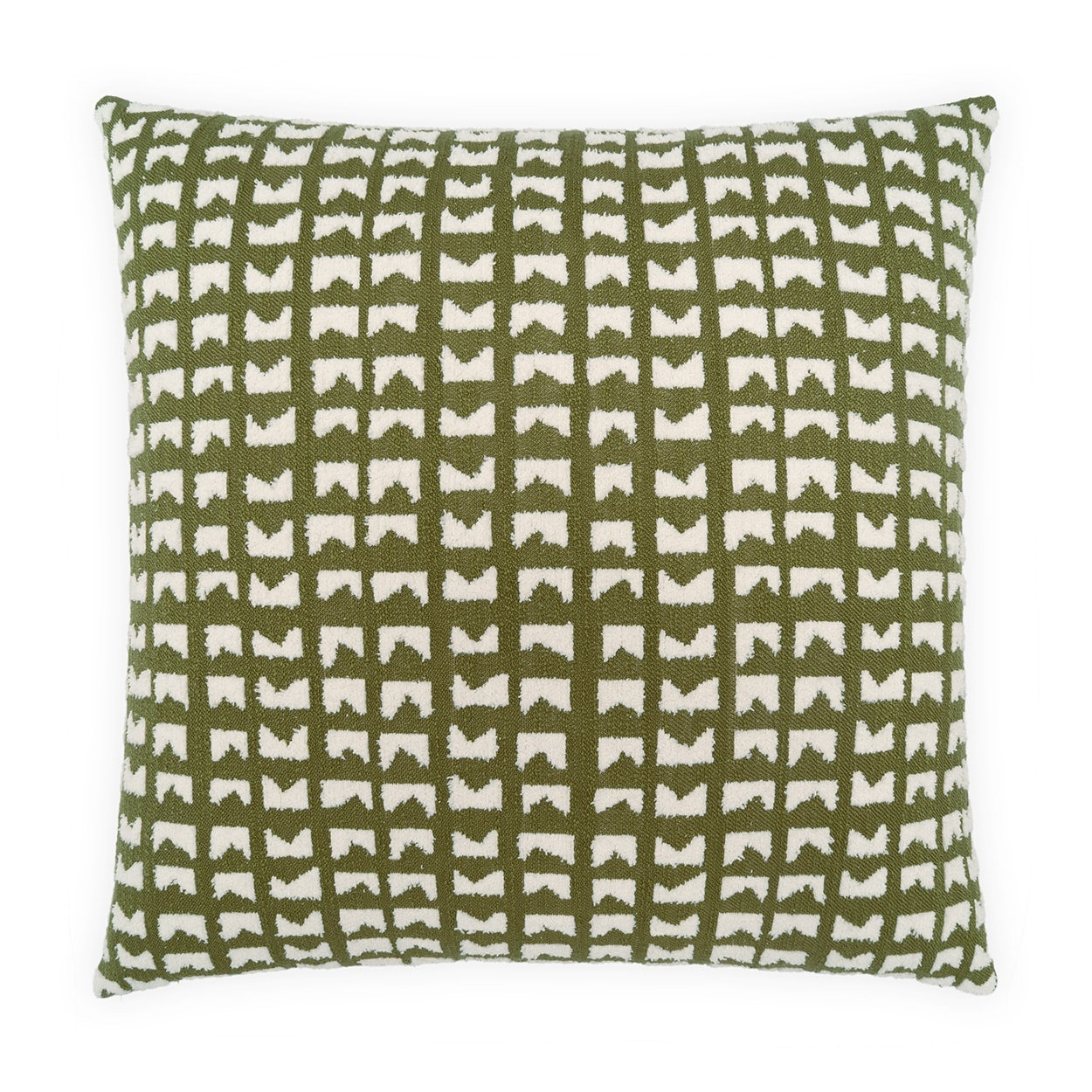 Adair Throw Pillow, 22"H x 22"W, Fern