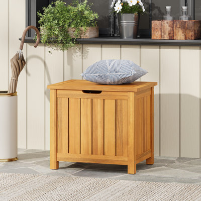 Bobby 30-Gallon Acacia Wood Deck Box