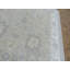 Tapis oriental unique Oushak beige / ivoire / bleu ciel / gris noué à la main Oushak All-Over