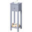 Aneesia 25cm W Manufactured Wood Bedside Table