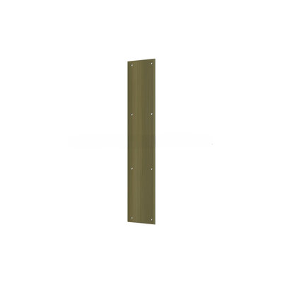 Deltana PP3520U3 Push Plate 3-1/2" x 20"; Bright Brass Finish