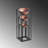 Becontree Elegant Metal Decorative Pot Set (3 Pieces) | Black & Copper | Dimensions: 10.6 x 31.5 in (Large), 8.7 x 23.6 in (Medium), 6.7 x 15.7 in (Small) | 100% Durable Metal | Perfect for Indoor & Outdoor Décor-114228066