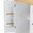 56 Inch Kitchen Island With Rubber Wood Veneer Drop Leaf, Power Outlet, 4 Door Shelves, Embossed Vertical Stripe Rolling Kitchen Cart On 4 Wheels With 6 Deep Drawers For Kitchen, Dining Room-1993906563