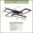 15.7in Modern LED Flush Mount Ceiling Light