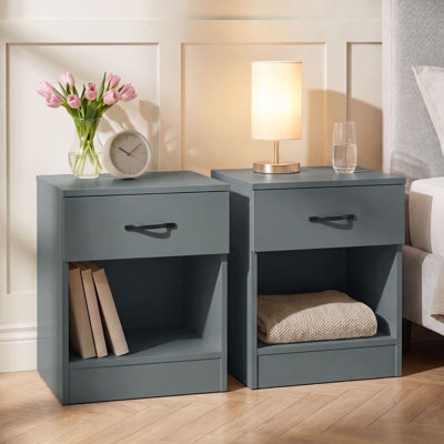 40 cm W Bedside Table