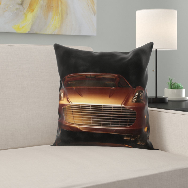 Coussin décoratif voiture de sport