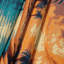 Tapisserie murale Sci Fi Desert oasis palmiers-133633029