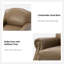 Fauteuil en similicuir l 31 po avec pieds en bois massif Mooresville-70594488