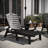 Merlene 3Pc Commercial Indoor And Outdoor Adirondack Set With 2 Loungers, Side Table-99111421