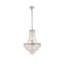 Lustre empire unique à 8 lumières avec accents de cristal Stoltz-32478716