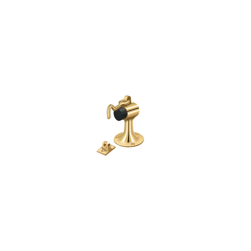 Door Stop, PVD Polished Brass