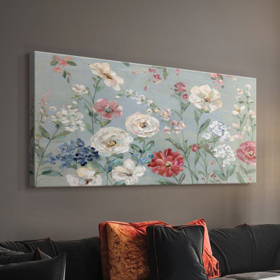 Couleurs de l'été - Toile tendue avec châssis - Prêt à accrocher