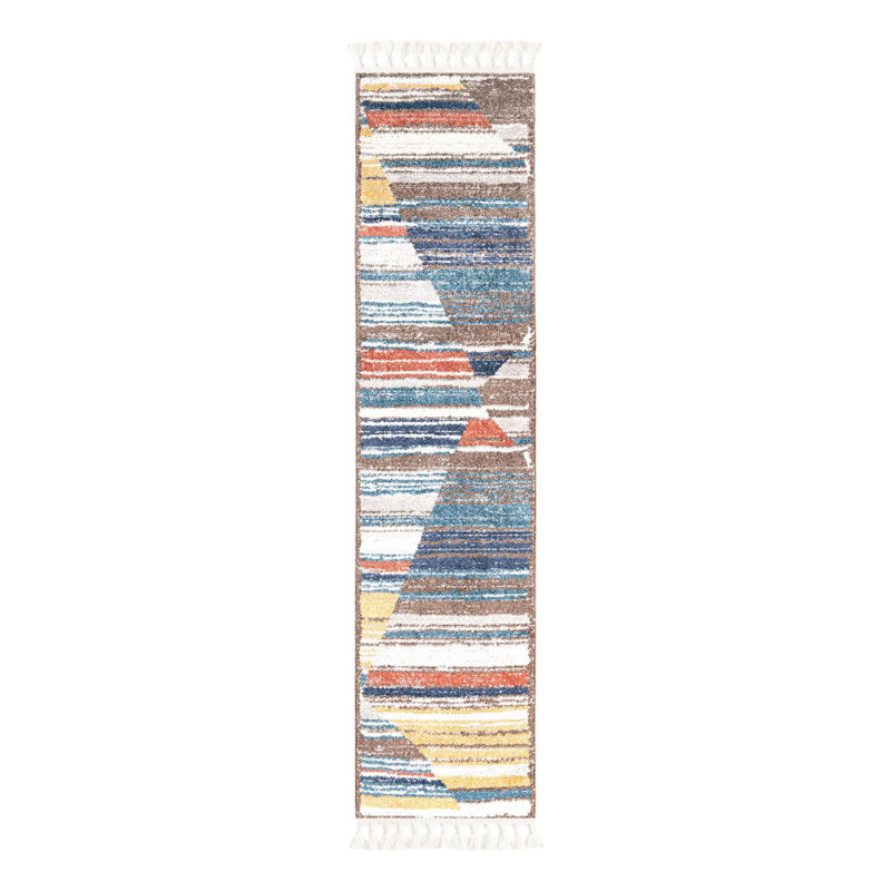 Frystown Geometric Indoor Rug, Runner 2' x 8'