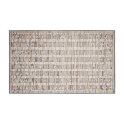 Machine Washable Grey Area Rug