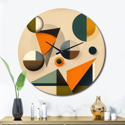 Horloge murale Midcentury Minimal