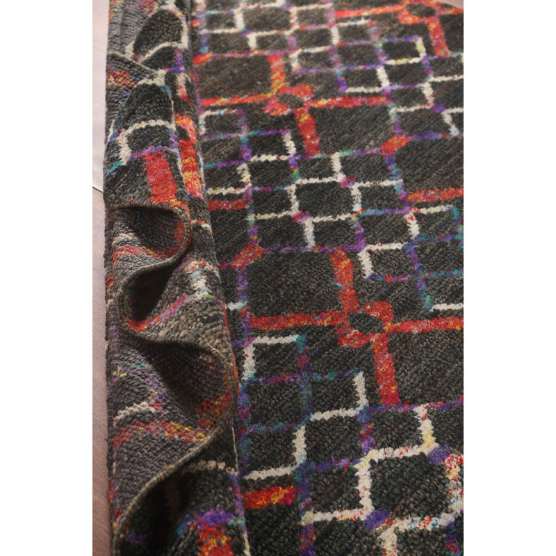 Trellis Abstract Area Rug 6x9