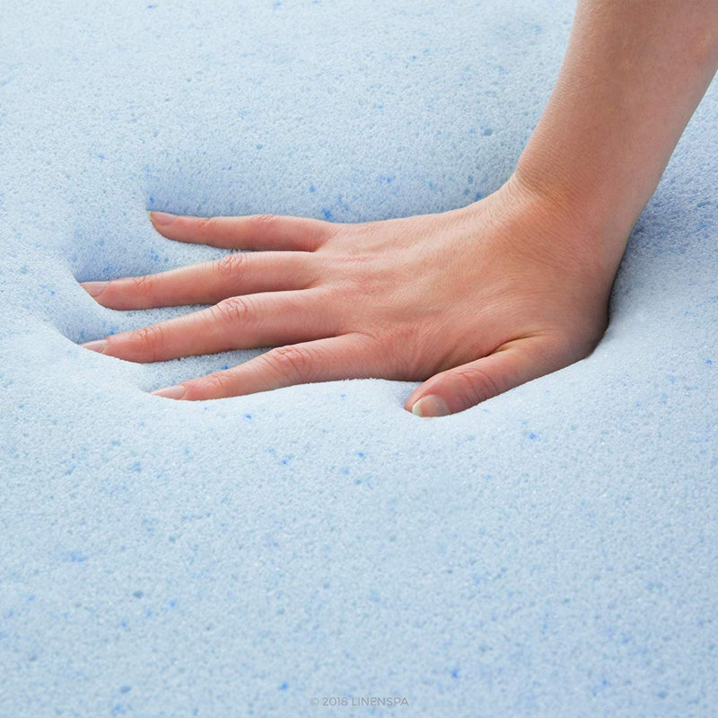 Surmatelas de matelas en mousse à mémoire de forme 2" grand