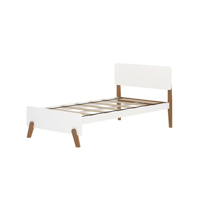 Ambur Solid Wood Panel Bed by Isabelle & Max™, Twin