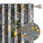 Fancy Hummingbird Patterned  Room Darkening Curtain,Rod Pocket Back Tab Floral Drapes,Set of 2-286370277-286370275