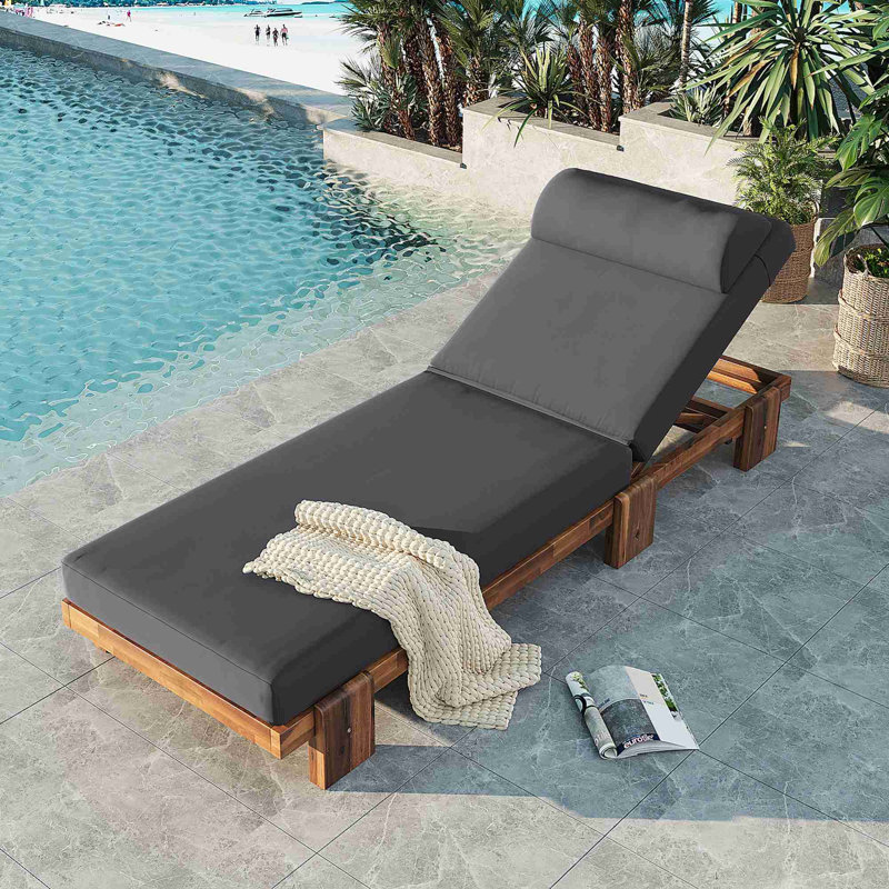 Chaise longue d'extérieur, Dark Grey