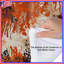 Édredon orange, beige et floral-128696965