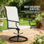 Ensemble de 2 chaises d'extérieur, chaises pivotantes-1600994622