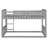 Twin Size Solid Wood Low Bunk Bed-1368673453
